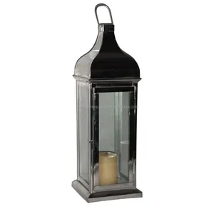 Decorative Lantern Metal Brass Candle Lantern Courtyard & Home Decorative Lantern Restaurant hanging outdoor metal Candle Holder