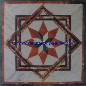 Medallón de Piedra de Mármol Natural para Pisos con Tecnología Waterjet, Elemento de Diseño Interior Premium, PakistanOnyxmarble.com, Baldosas de Mármol para Piso - Product Image 2
