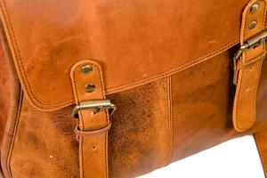 Sac à dos unisexe anti-vol 100% en cuir véritable unisexe avec fermeture à glissière, sac à dos à bandoulière avec motif de lettres - Product Image 5