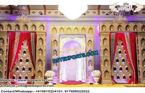 Exclusivo musulmán Walima etapa decoración boda escenario decoración de matrimonio etapas Decoración - Product Image 2