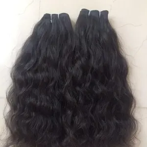 Extensión de cabello humano brasileño virgen, venta al por mayor