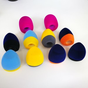 Tùy Chỉnh Giá Rẻ In Logo Mật Độ Cao <span class=keywords><strong>PU</strong></span> Bọt Kính Chắn Gió Mic Bọt Bao Gồm Miếng Bọt Biển Cho TV Station - Product Image 6