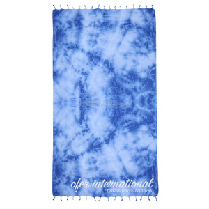 Tie Dye Pestemal <b>Turkish</b> <b>Towel</b>, Tie-dye Fouta, - Hand Dyed - Sand Resistant - 100% <b>Turkish</b> Cotton Handmade Tie Dye Batik Made in Turkey - Product Image 2