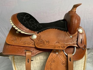 Silla de Montar Occidental de Cuero Indio de Alta Calidad al Mejor Precio con Logotipo y Tamaño Personalizados - Product Image 2
