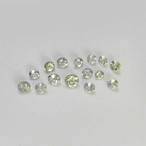 Pierre précieuse Alexandrite verte naturelle, taille ronde facettée de 3 mm, qualité AA, 0,13 ct, vente en gros - Product Image 1