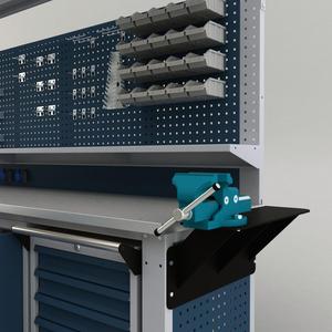 Bàn Làm Việc Bằng Thép Chất Lượng Cao Với Xe Đẩy Công Cụ Và Tủ Lưu Trữ - Product Image 4