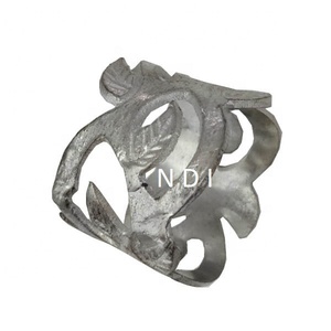 Porte-serviettes décoratif pour table de restaurant ou d'hôtel, finition argentée, pour la maison. - Product Image 1
