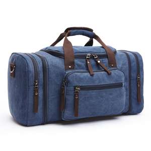Personnalisable 600D Canvas Duffle Bag Fashionable Soft Zipper Closure Travel & Sports Gym Weekender Storage Man Storage Solution - Product Image 4