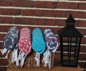 100x180 Jacquard de alta calidad de playa Fouta toalla turco - Product Image 2