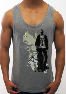 Camiseta sin mangas transpirable de secado rápido para hombre, ropa para gimnasio, tirupur de algodón orgánico de bambú, servicio OEM - Product Image 6