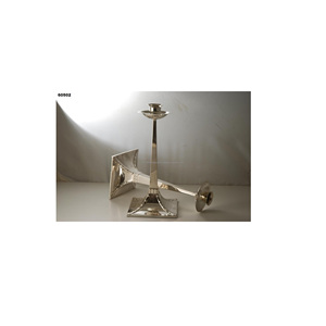 Decoración DE MESA DE ALUMINIO hecha a mano, soporte de vela de boda, otros candelabros, linternas y decoraciones de tarros - Product Image 1