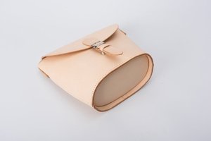 Women's Cowhide Leather Handmade Trapezoid Flap <b>Over</b> <b>Shoulder</b> <b>Bag</b> TLL-0068 - Product Image 6