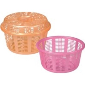 ตะกร้าเก็บผลไม้พลาสติกแบบมีฝาปิดสำหรับถนอมผลไม้สด - Product Image 1