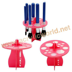 Pinceaux cosmétiques personnalisés présentoirs de produits présentoir de plaque acrylique transparente présentoir cosmétique - Product Image 2