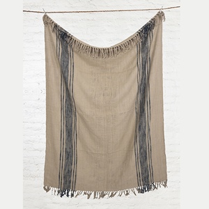 Best Price Bulk <b>Brown</b> Cotton Throw Blanket Hand Woven Indian Home Textile for <b>Bed</b> & <b>Sofa</b> Bedding Promotional Cotton Throws - Product Image 3