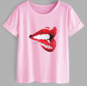 OEM Unisex O-cuello impreso transpirable Jersey algodón camiseta último diseño Floral patrón manga corta barato - Product Image 1