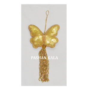 Artificial Heart Hanging with Tassel Christmas Hanging Ornament - Product Image 1