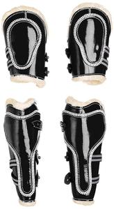 Équipement de cheval doublé de laine parfaite, équipement d'équitation équestre, bottes de cheval à tendons, bottes de brossage cheval à vendre - Product Image 3