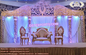 Antiguo de estilo Bollywood boda etapa musulmana boda Jhronka etapa Nayab Walima Jhronka fibra de configuración - Product Image 6