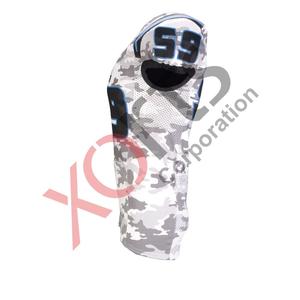 Camiseta de fútbol americano sublimada de camuflaje personalizada, agujeros de malla transpirable, aparejos de sarga de talla grande bordados, nombre y números del equipo - Product Image 3