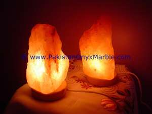 Lampe de sel 100% cristal himayen naturel du Pakistan, 2-3 kg, fait avec des cristaux roses purs - Product Image 4