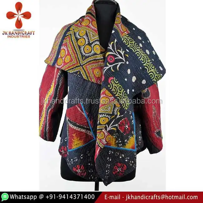 Indian Beautiful Stylish Kantha Kimono Vintage Handmade Jacket