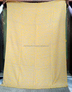 ผ้าห่มขนสัตว์อินเดียทอมือแบบพิเศษ คอลเลคชั่นขายส่ง ผ้าห่มขนสัตว์ทอมือสำหรับตกแต่งบ้านและชายหาด - Product Image 5