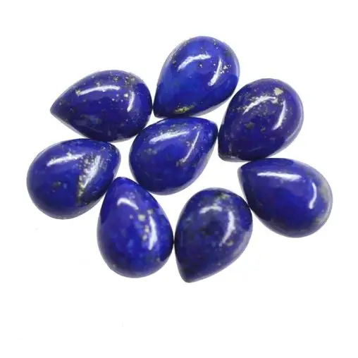 6x8mm Natural Lapis Lazuli Stone Smooth Pear Calibrated Cabochons Wholesale Loose Gemstones Manufacturer Buy Now Closeout Deals
