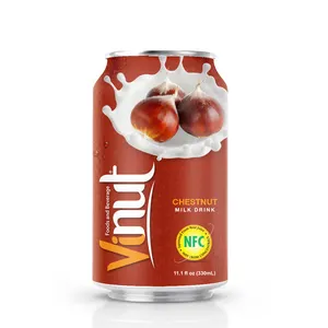 330ml VINUT Canned Chestnut juice Fruit Juice Concentrate Brazil NO SUGAR ADDED regulate high blood pressure Manufacturer