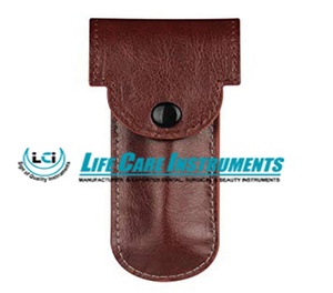 ใบมีดโกนสำหรับผู้ชายทำจากหนังเทียมสีที่กำหนดเองและโลโก้ทำจากเครื่องมือดูแลชีวิต - Product Image 6