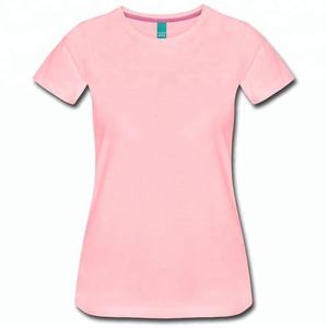 ผู้หญิงแขนสั้นเสื้อยืดระเหิดเสื้อยืดผู้หญิงโลโก้เสื้อยืดที่กําหนดเองบรรจุว่างเปล่าสบายๆบริการ OEM ธรรมดาคอกลม - Product Image 1