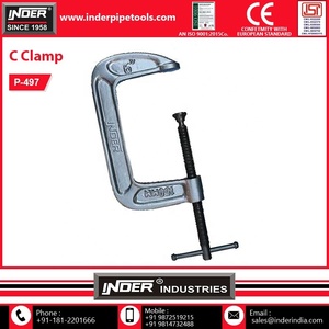 Abrazadera tipo C de servicio pesado de la mejor calidad, herramientas manuales de acero industrial para bricolaje, personalización OEM compatible con proveedores indios - Product Image 6