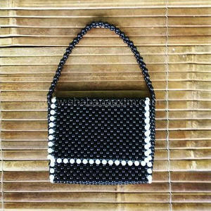 Sac à main en perles naturelles de luxe pour femme, sacs de soirée en perles - Product Image 3