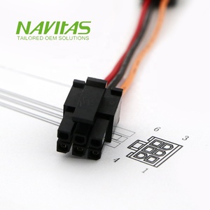 Molex 43025-0600 6 Pin 3.0mm Pitch Wire to Board Power Wire <strong>Connector</strong> Assembly