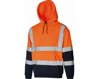 Ropa de trabajo de alta visibilidad al por mayor, sudadera con capucha personalizada para hombre, ropa de trabajo de alta visibilidad superventas, Sudadera con capucha de seguridad del fabricante