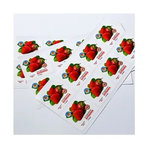 Étiquette autocollante de fruits à impression personnalisée, étiquettes alimentaires de magasin - Product Image 1