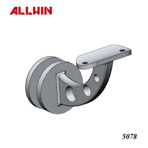 Modern Stainless Steel Wall Mounted Exterior Handrail <b>Bracket</b> with Optional Glass Mounted Saddle for Balustrades & Handrails - Product Image 5