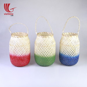 ชุดของ3ธรรมชาติโคมไฟไม้ไผ่ Wholsale/ไม้ไผ่เชิงเทียน/ไม้ไผ่/ทอจี้ - Product Image 2