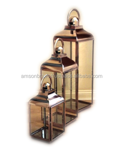 Decorative Iron <b>Large</b> Outdoor Metal Candle <b>Lantern</b> with Metal Handle for Lightning Home and Interior Decoration - Product Image 3