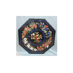 Mesa con incrustación de mármol - Product Image 1