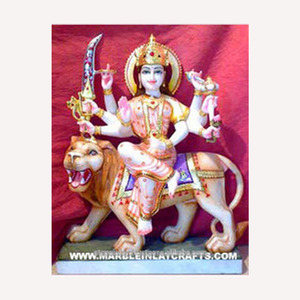 Estatua Decorativa India de la Diosa Durga Maa para Templo - Product Image 1