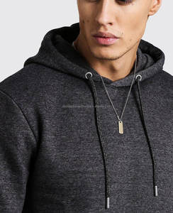 2026 hommes sweat à capuche fermeture éclair sweat à capuche coupe ajustée hommes plaine, nouvelle Collection basique sur la tête polaire à capuche - Product Image 4