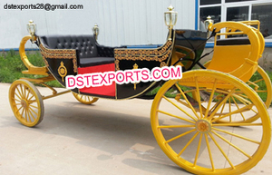 AC Équipée Cheval Couvert Tiré Transport Traditionnel Maharaja Cheval Buggy Royal Calèche À Vendre - Product Image 5