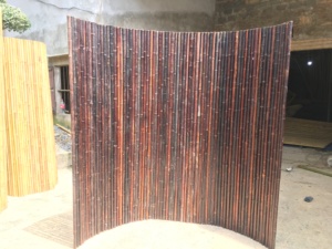 Clôture en bambou pour jardin extérieur, écran en bambou fumé 180*240cm, fabriqué au Vietnam, facile à assembler, respectueux de l'environnement - Product Image 3