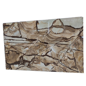 Dalle de <span class=keywords><strong>Pierre</strong></span> de Luxe Brésil <span class=keywords><strong>Rome</strong></span> Impression Quartz Naturel Brun - Product Image 1