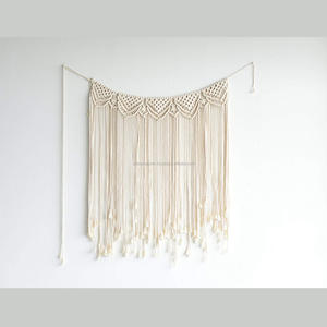 Indian Luxury Macrame Wall Decor and Hotel Window <b>Curtains</b> Handmade Hanging Rope Shades for Home Wedding Christmas for Shade - Product Image 4