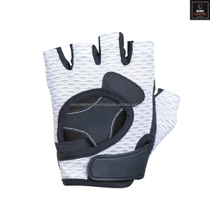 Guantes Deportivos Unisex ISONZ Leather Zone de Microfibra sin Dedos para Gimnasio y Fitness, para Levantamiento de Pesas - Product Image 4