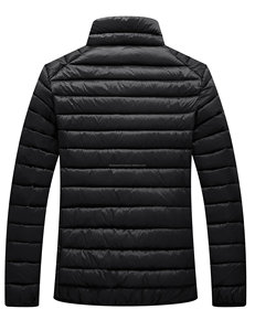 Veste d'hiver légère à col montant pour hommes, avec fermeture éclair, - Product Image 2