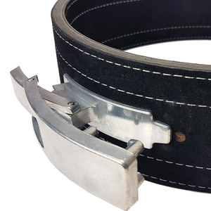 อุปกรณ์ยกน้ำหนักออกกำลังกายในยิมเข็มขัดหนังวัวแบบก้านยกน้ำหนักผลิตตามสั่ง - Product Image 6