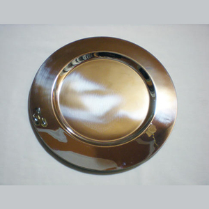 Haute qualité meilleur prix raisonnable concepteur Antique cuivre chargeur plaque forme ronde 4 Table de mariage décorer et décorations pour la maison - Product Image 1